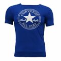 Camisola de Manga Curta Infantil Converse Core Chuck Taylor Patch Azul 6-7 Anos