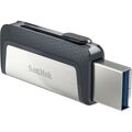 Memória USB Sandisk SDDDC2-064G-I35 Preto Prateado 64 GB