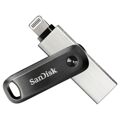 Pendrive Sandisk Ixpand Preto Prateado 64 GB