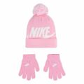 Gorro e Luvas Nike Swoosh Cor de Rosa