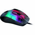 Rato Roccat Kone Xp Preto Gaming Luzes LED com Cabo