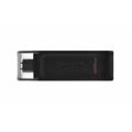 Memória USB Kingston DT70/128GB USB C Preto