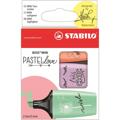 Marcador Fluorescente Stabilo Mini Pastel Blister 3U