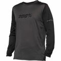 Camisola de Manga Comprida Homem 100 % Ridecamp Preto Ciclismo M