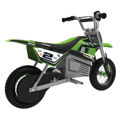 Scooter Eléctrica para Crianças Razor Dirt Rocket SX350 Mcgrath Branco Preto Verde Cinzento