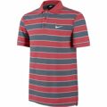 Polo de Manga Curta Homem Nike Matchup Stripe 2 Cinzento Vermelho S