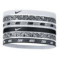 Fita Desportiva para a Cabeça Nike Printed Pack6 Preto