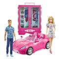 Set Bonecas Barbie GVK05 Figuras X 2 Carro Armário