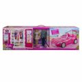 Set Bonecas Barbie GVK05 Figuras X 2 Carro Armário