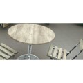 Tampo De Mesa Werzalit-SM PONDEROSA Branco 178, 70 cms De Diâmetro