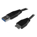 Cabo USB para Micro USB Startech USB3AUB15CMS Preto