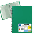 Portfolio Plus Espiral 20 Fls Verde