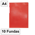 Portfolio Plus A4 10 Fls Vermelho