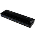 Hub USB Startech ST103008U2C USB 3.0 X 10 Preto