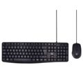 Teclado e Rato Ewent EW3006 Preto Qwerty Espanhol