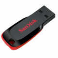 Pendrive Sandisk Cruzer Blade Preto 64 GB