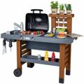 Cozinha de Brincar Smoby Garden Kitchen Churrasco 43 Peças