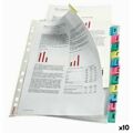 Capas Esselte Index Pockets 12 Folhas Transparente A4 Polipropileno (10 Unidades)