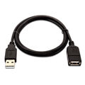 Cabo USB V7 V7USB2EXT-01M-1E USB a Preto