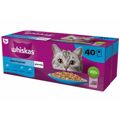 Lanche para Gato Whiskas 40 X 85 G Salmão Atum