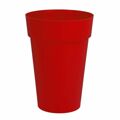 Vaso Eda Tuscan Redondo ø 46 X 65 cm Vermelho Polipropileno