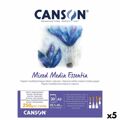 Almofada de Desenho Canson 250 G/m² A3 30 Folhas 5 Unidades Branco Natural