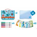 Conjunto de Desenho Maped Travel Board 18 Peças