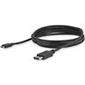 Adaptador USB C para Displayport Startech CDP2DPMM6B (1,8 m) Preto