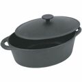 Tacho Crealys Preto 9 L ø 37 cm Ferro Fundido