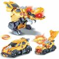 Carrinho de Brincar Vtech Switch & Go Dinos Crash - Zyrex, The T-rex Amarelo