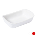 Travessa para o Forno Pyrex Supreme Branco Cerâmica (22 X 15 cm) Vermelho