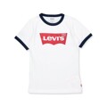 Camisola de Manga Curta Criança Levi's Batwing Ringer 8 Anos