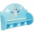 Bengaleiro de Parede Fun House Azul Madeira Mdf (33 X 46 X 15 cm)