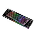 Teclado Spirit Of Gamer PRO-K1 Qwerty Espanhol Preto