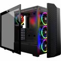 Caixa Semitorre Atx Mred Rgb Dream Eyes Preto