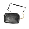 Bolsa Mulher 1987 By Abaco Cleo-noir Preto (19 X 13 X 8 cm)