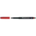 Marcador Permanente Faber Ohp 1mm Vermelho