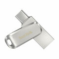 Memória USB Sandisk Ultra Dual Drive Luxe 512 GB Prateado Aço 512 GB