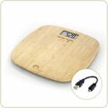 Balança Digital para Casa de Banho Little Balance Green Power USB Energy Bambu 180 kg (30 X 30 cm)