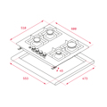 Placa Efx 60.1 4G Ai Al Dr Ci Btn Teka