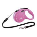 Trela para Cães Flexi New Classic Cor de Rosa Tamanho S 5 M