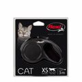 Trela para Gato Flexi XS Preto