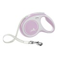 Trela para Cães Flexi New Comfort Cor de Rosa Tamanho S