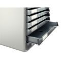 Gabinete de Arquivo Modular Leitz Form Set 10 Gavetas Cinzento Poliestireno (28,5 X 29 X 35,5 cm)