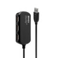 Hub USB Lindy 42783 12 M Preto