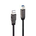 Cabo USB a para USB B Lindy 43098 10 M Preto