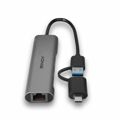 Hub USB Lindy 43379 Preto