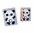 Puzzle Infantil de Madeira Eichhorn Panda 6 Peças