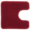 430255 Kleine Wolke Toilet Rug "relax" 55x55cm Ruby Red