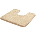 430267 Kleine Wolke Toilet Rug "seattle" 55x50cm Taupe